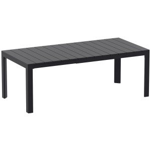 Masa extensibila Atlantic 100 x 140/210 cm, negru - Img 2