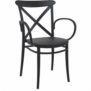 Scaun Cross XL, negru - Img 1