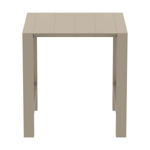 Masa bar extensibila Vegas 100 x 100/140cm, taupe - Img 3