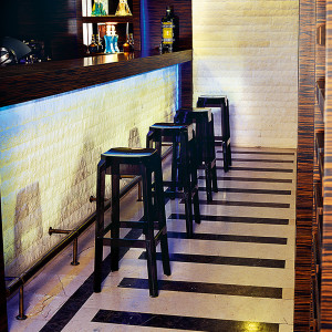 Scaun bar, Fox 75, negru transparent - Img 11