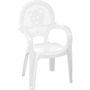 Scaun copii, tematica panda, alb - Img 1