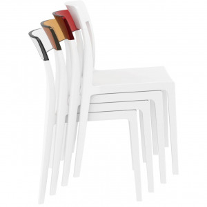 Scaun Flash, negru-negru transparent - Img 8