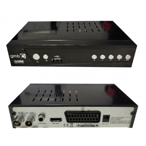 GEMBIRD GMB-TDT-033 DVBT2/C HDMI/SCART/RF SET TOP BOX