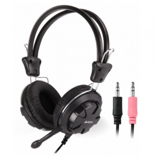 A4TECH A4-HS-28-1 SA MIKROFONOM BLACK 2X3.5MM