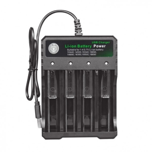LI-ION BATERIJA NA 3.7V, 1-4 LED INDIKATORA/USB