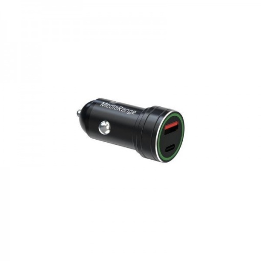 MEDIARANGE GERMANY 30W IN-CAR DUPLI PUNJAC: USB-C+USB-A PORT-MRMA120