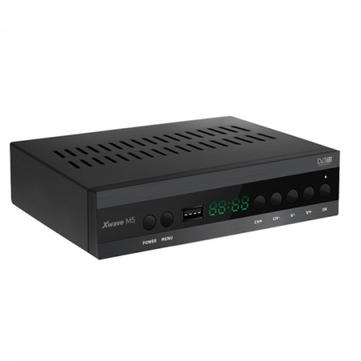 XWAVE M5 DVB-T2 SET TOP BOX LED/SCART/HDMI/RF/USB