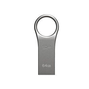 SILICON POWER TW 64GB UFD 2.0 FIRMA F80 SILVER TITANIUM