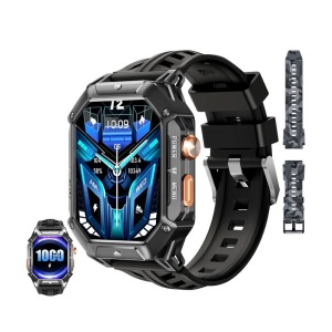 OUKITEL BT80 SMART WATCH 1000MAH CRNI