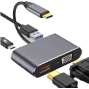 STARS SOLUTIONS USB-C NA HDMI/VGA/USB/TYPE-C
