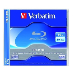 VERBATIM 50GB BD-R 6X 43748/43747/TW