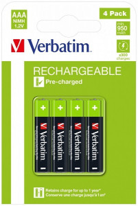 VERBATIM AAA-HR3 (HR03) NIMH 950MAH 49514