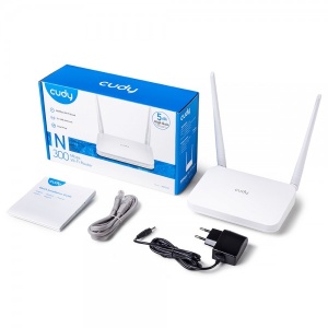 CUDY WR300 2LAN 1WAN 2X5DB ANTENA