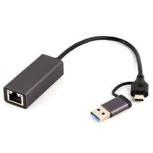 GEMBIRD A-USB3AC-LAN-01 USB3.1+TYPE-C GIGABIT NET. ADAPTER