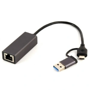 GEMBIRD A-USB3AC-LAN-01 USB3.1+TYPE-C GIGABIT NET. ADAPTER