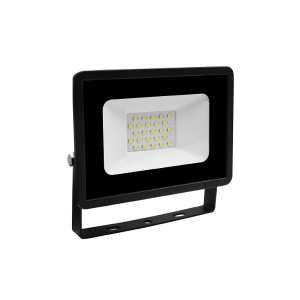 PROSTO-KINA CRNI 20W 6500K-1800LM- 230V-IP65-VODOOTPORNI