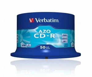 VERBATIM AZO CRYSTAL 700MB 52X 43343