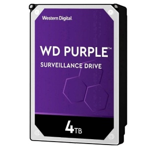 WESTERN DIGITAL 4TB SATA3/3.5 PURPLE SURVEILLANCE WD43PURZ