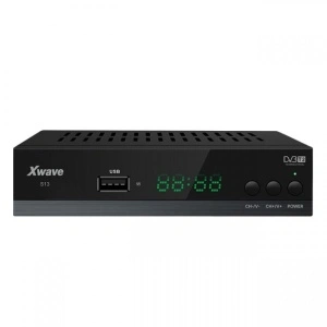 XWAVE S13 DVB-T2 SET TOP BOX SCART HDMI RF