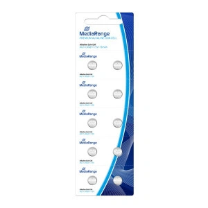 MEDIARANGE GERMANY 1.5V DUGMASTA AG1-LR621 PACK 10 MRBAT110/13MAH