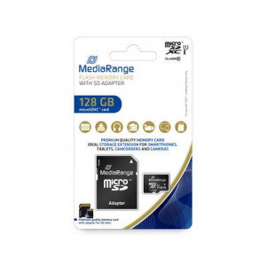MEDIARANGE GERMANY 128GB MICRO SDXC/UHS-1/+ADAP C10/MR945