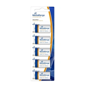 MEDIARANGE GERMANY CR123A 3V 5PACK MRBAT150
