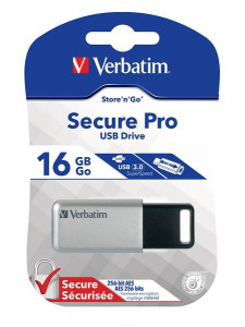 VERBATIM 16GB SECURE PRO USB 3.0/256-BITNO AES KODIRANJE