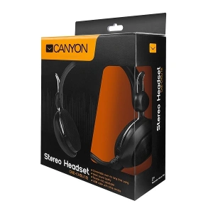 CANYON CNE-CHSU1B SIMPLE USB HEADSET BLACK