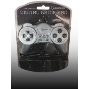 GEMBIRD JPD-DIGITALPAD-SILVER/BLACK USB GAMEPAD,