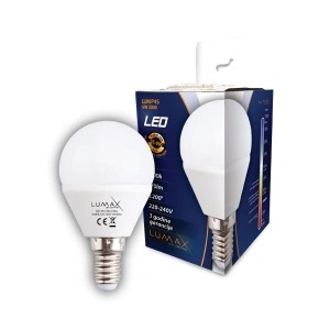 LUMAX E14/6W/3000K/540LM//230V/P45-BALON/SAMSUNG CIP