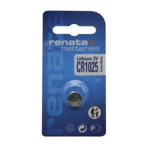 RENATA SWITZERLAND CR1025 LITHIUM 3V 1PACK RENATA 10MMX2.5MM/DL1025