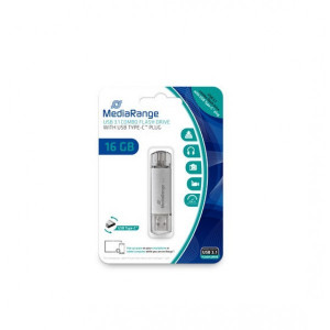 MEDIARANGE GERMANY 16GB/3.0/COMBO SA USB TYPE-C PLUG/MR935