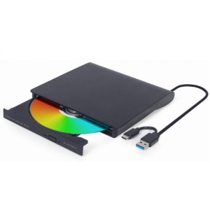 GEMBIRD DVD-USB-03-BW EKSTERNI USB 3.1+TYPE-C