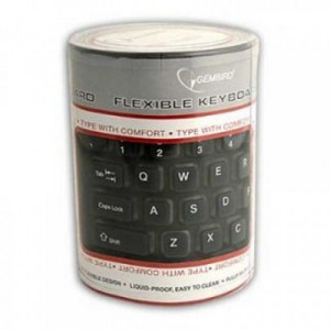 GEMBIRD FLEKSIBILNE USB + PS/2 KB-109F-B