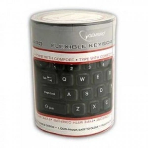 GEMBIRD FLEKSIBILNE USB + PS/2 KB-109F-B