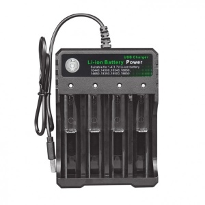 LI-ION BATERIJA NA 3.7V, 1-4 LED INDIKATORA/USB