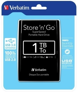 VERBATIM 2.5 1TB USB3.0 53023/ EKSTERNI CRNI"