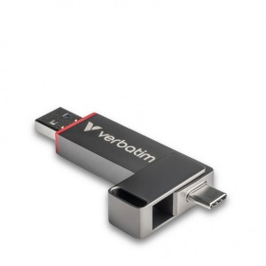 VERBATIM 256GB-DUAL QUICKSTICK-USB 3.2 GEN 1-USB-A / USB-C
