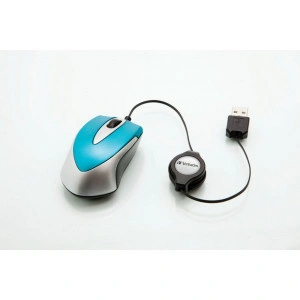 VERBATIM USB GO-MINI OPTICAL TRAVEL CARIBBEAN BLUE 49022