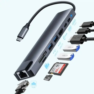 ZEUS TYPE-C NA 1XUSB3.0/3XUSB2.0/HDMI/TF/RJ-45/VGA