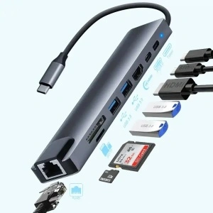 ZEUS TYPE-C NA 1XUSB3.0/3XUSB2.0/HDMI/TF/RJ-45/VGA