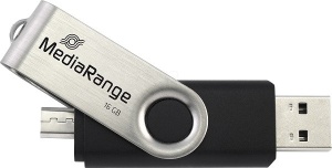 MEDIARANGE GERMANY 16GB/2.0/MICRO USB+USB DUAL DRIVE -MR931-2