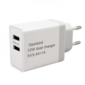 GEMBIRD NPA-AC26 PUNJAC 12W 2X5V 1A+2.4A