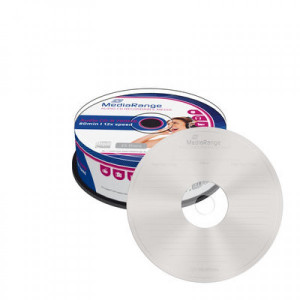 MEDIARANGE GERMANY AUDIO CD-R 52X 80MIN CAKE 25 MR223