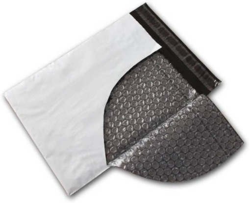 50 buc Pungi plic - GRI - ANTISOC cu bule PLASTIC - 190 x 230 + 50 (A5) mm cu banda adeziva permanenta