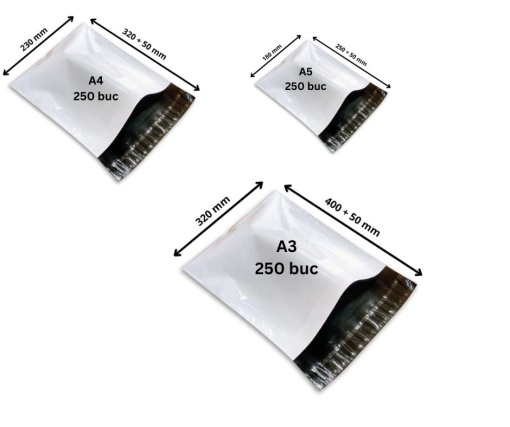 750 buc pungi curierat Profesional ( A3, A4 si A5 cate 250 buc )