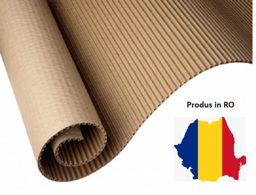 24 mp Carton ondulat CO2 - PREMIUM 300 gr./mp - 1,20 m latime x 20,0 lungime