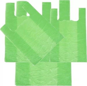 250 Pungi Biodegradabile 10-12 kg ( 50 pungi/ set x 5 set ) - verde deschis