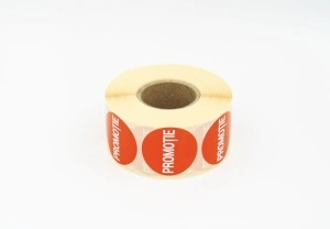 1000 buc Rola cu eticheta "PROMOTIE" diametru 40 mm, autoadezive - Img 2