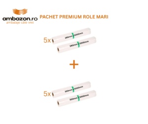 PACHET Role de vidare Mari PREMIUM 10 x (300mm x 5m) + 10 x (280mm x 5m) (100m)
